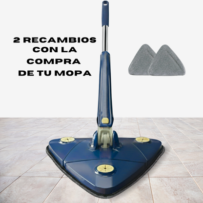 Mopa Fregona Triangular Giratoria 360° - CleanGiro™